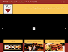 Tablet Screenshot of pongospetaluma.com